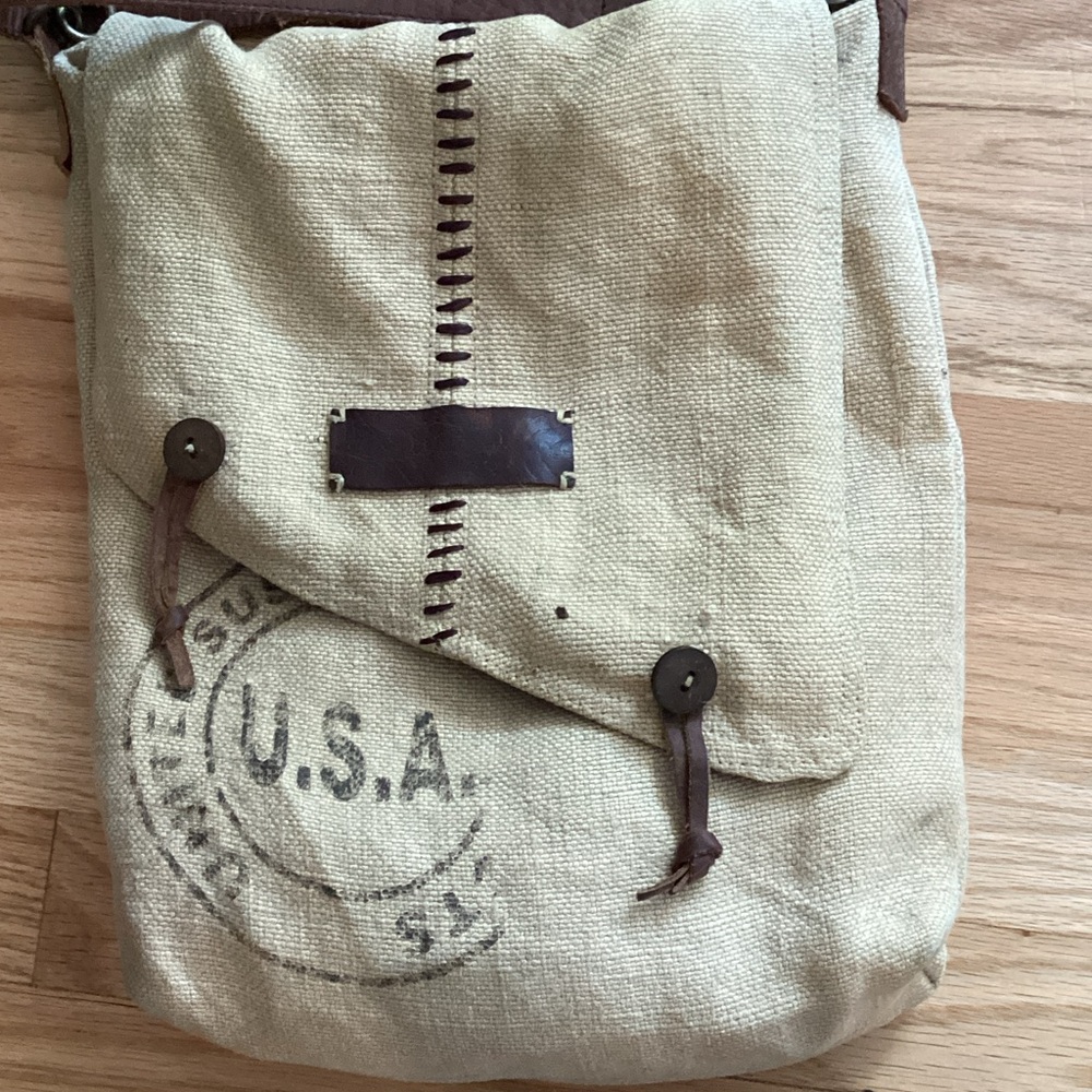 Myra Canvas Messenger Bag
